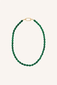 by bar Halskette yumi emerald green