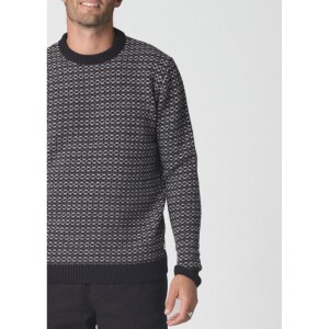 Klitmoller Collective Herren Pullover Asger Black/Light Grey/Pastel Grey