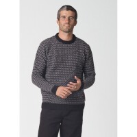 Klitmoller Collective Herren Pullover Asger Black/Light Grey/Pastel Grey