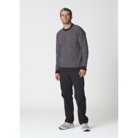 Klitmoller Collective Herren Pullover Asger Black/Light Grey/Pastel Grey
