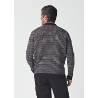 Klitmoller Collective Herren Pullover Asger Black/Light Grey/Pastel Grey
