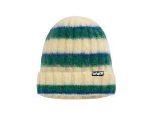 Alwero Unisex Mütze Fluff green/ecru OS