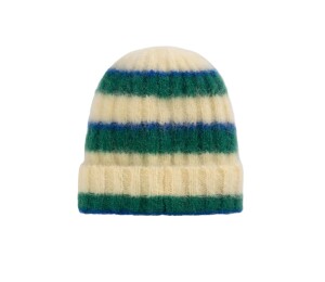Alwero Unisex Mütze Fluff green/ecru OS
