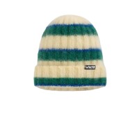 Alwero Unisex Mütze Fluff green/ecru OS