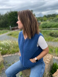 Alwero UNISEX Woll Weste POS blue