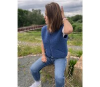 Alwero UNISEX Woll Weste POS blue