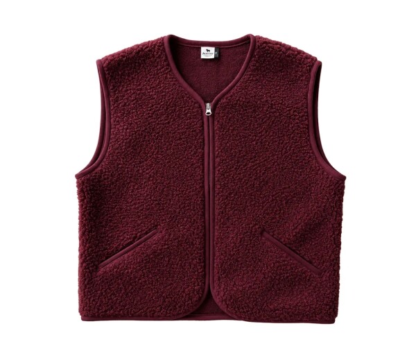 Alwero UNISEX Woll Weste POS cherry liqueur