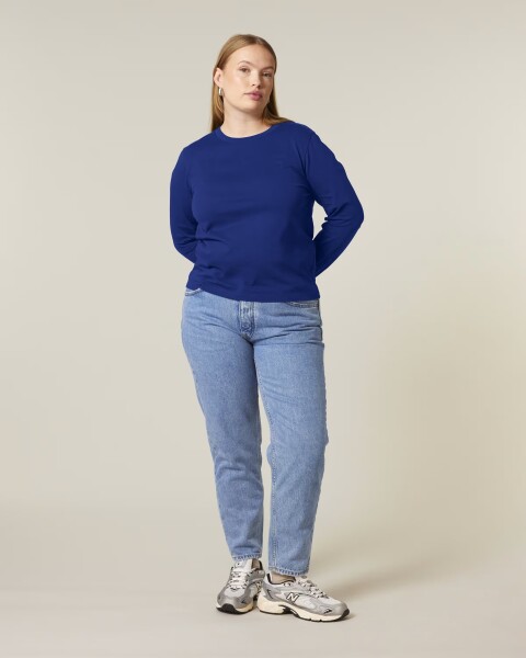 Stanley&Stella Damen Longsleeve Muser Worker Blue