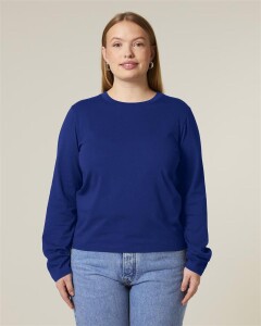 Stanley&Stella Damen Longsleeve Muser Worker Blue