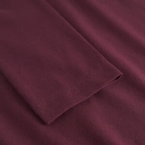 Dedicated Damen Longsleeve Salmis Fig Red