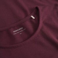Dedicated Damen Longsleeve Salmis Fig Red