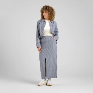 Dedicated Damen Rock Finsta Work Stripe Blue