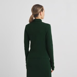 Dedicated Damen Longsleeve Malma dark green