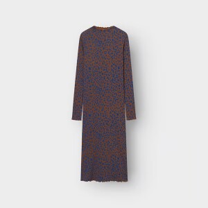 Dedicated Damen Kleid Lofta Leopard Light Brown
