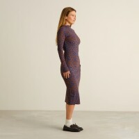 Dedicated Damen Kleid Lofta Leopard Light Brown