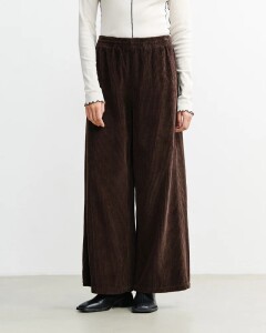 Rotholz Damen Hose Cord Flared Chocolate Brown