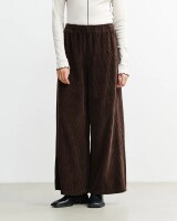 Rotholz Damen Hose Cord Flared Chocolate Brown