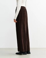 Rotholz Damen Hose Cord Flared Chocolate Brown