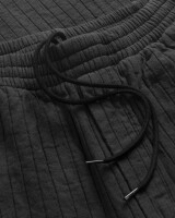 Rotholz Unisex Hose Ribbed Wide Faded black