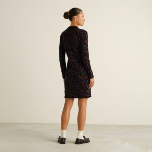 Dedicated Damen Kleid Lo Leopard Multi