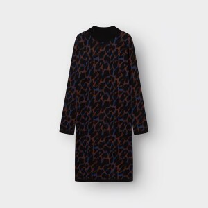 Dedicated Damen Kleid Lo Leopard Multi