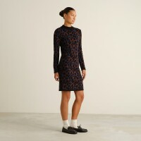 Dedicated Damen Kleid Lo Leopard Multi