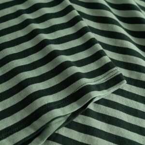 Dedicated Damen Longsleeve Humledal Stripes Dark Green/ Granite Green