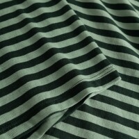 Dedicated Damen Longsleeve Humledal Stripes Dark Green/ Granite Green