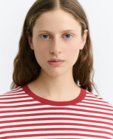 Thinking Mu Damen Longsleeve Emily Milly Yarn Dyed rot