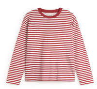 Thinking Mu Damen Longsleeve Emily Milly Yarn Dyed rot
