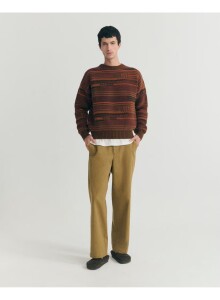 Thinking Mu Herren Pullover Bolita Knitted Multicolor