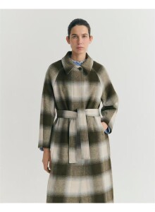 Thinking Mu Damen Jacke Lise Green Checks