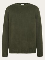 KnowledgeCotton Herren Pullover 1080032 Crew Neck Forrest Night