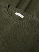 KnowledgeCotton Herren Pullover 1080032 Crew Neck Forrest Night