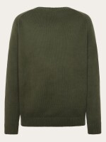 KnowledgeCotton Herren Pullover 1080032 Crew Neck Forrest Night