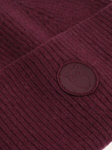 KnowledgeCotton UNISEX Mütze 2210005 big rib beanie Fig