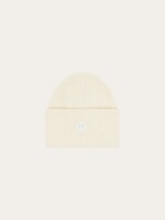 KnowledgeCotton UNISEX Mütze 2210005 big rib beanie Egret