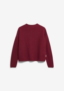 Armedangels Damen Pullover Merinaa Links Links velvet red