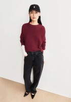 Armedangels Damen Pullover Merinaa Links Links velvet red
