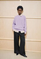 Armedangels Damen Pullover Vanisé moonlit lilac-dark moonlit lilac
