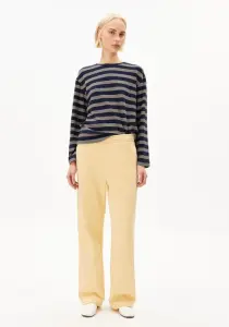 Armedangels Damen Longsleeve Marynaa Stripes tinted navy-golden hay