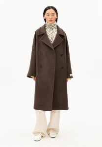 Armedangels Damen Mantel WOOL DOUBLE-BREASTED COAT...