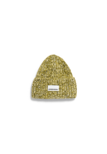 Armedangels Damen Mütze BRUSHED MOULINÉ KNIT HAT oatmilk-mosslace