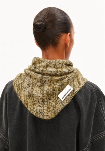 Armedangels Unisex Schal  BRUSHED MOULINÉ KNIT SCARF oatmilk-mosslace