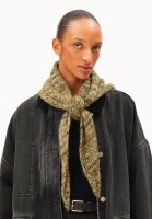 Armedangels Unisex Schal  BRUSHED MOULINÉ KNIT SCARF oatmilk-mosslace