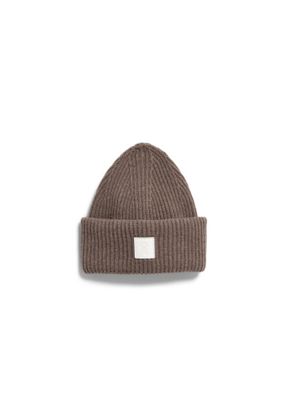 Armedangels Unisex Beanie ICONIC Å WOOL HAT W claystone melange