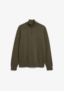 Armedangels Herren Pullover Troyer Faabes Knit dark earth