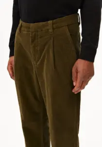 Armedangels Herren Hose Taamir Corduroy Pleated Pant dark earth