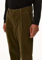 Armedangels Herren Hose Taamir Corduroy Pleated Pant dark earth