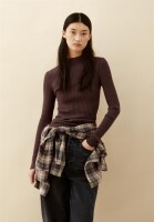 Armedangels Damen Longsleeve ALAANIA claystone